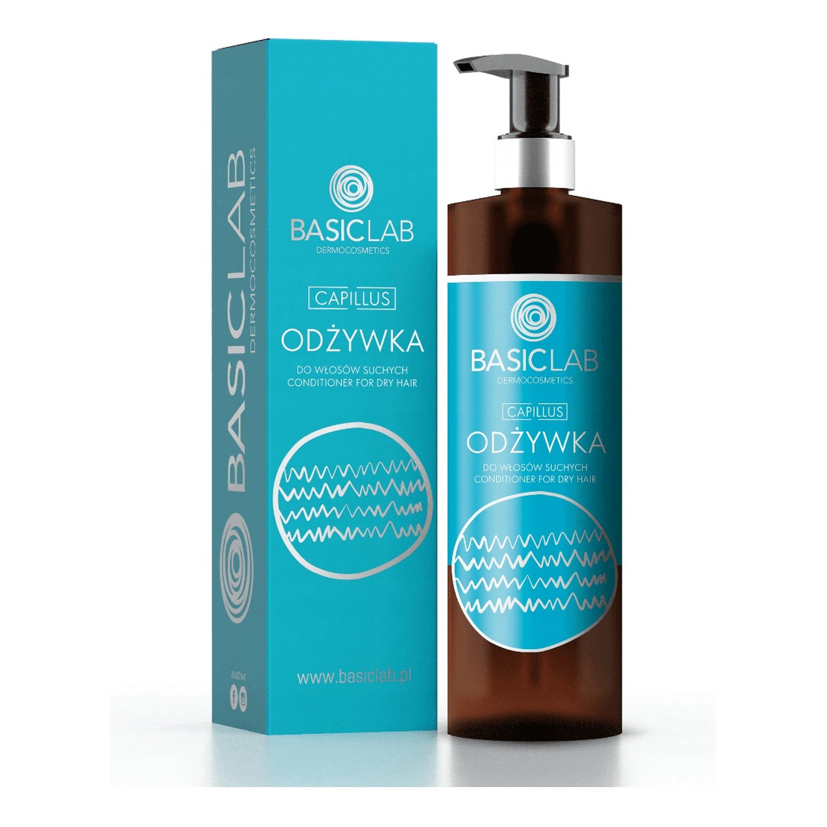 Basiclab Capillus Conditioner odżywka do włosów suchych 300ml