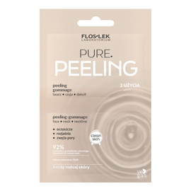 Peeling - gommage twarz szyja dekolt 2x4 ml