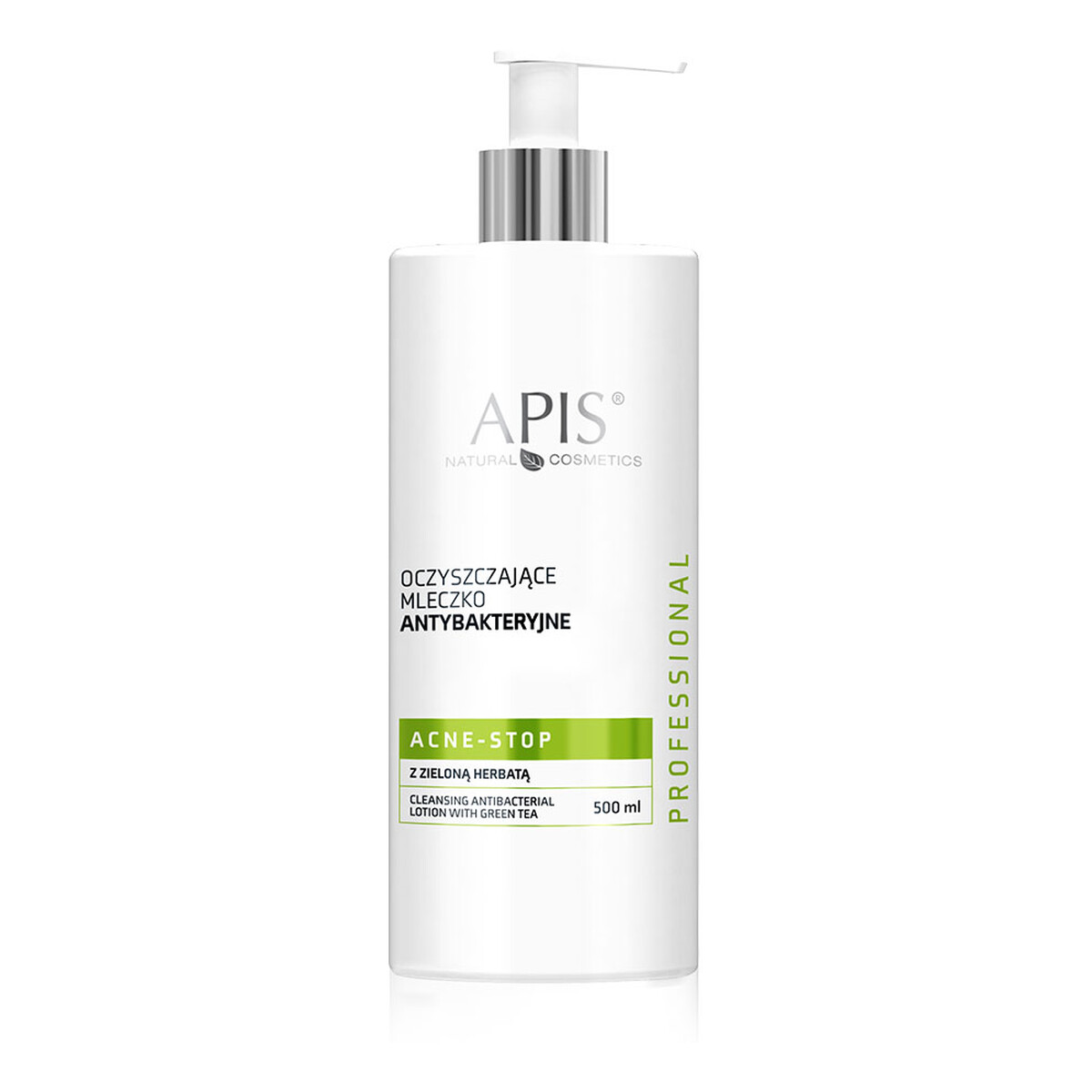 Apis Acne-Stop Cleansing Antibacterial Lotion oczyszczające mleczko antybakteryjne z Zieloną Herbatą 300ml