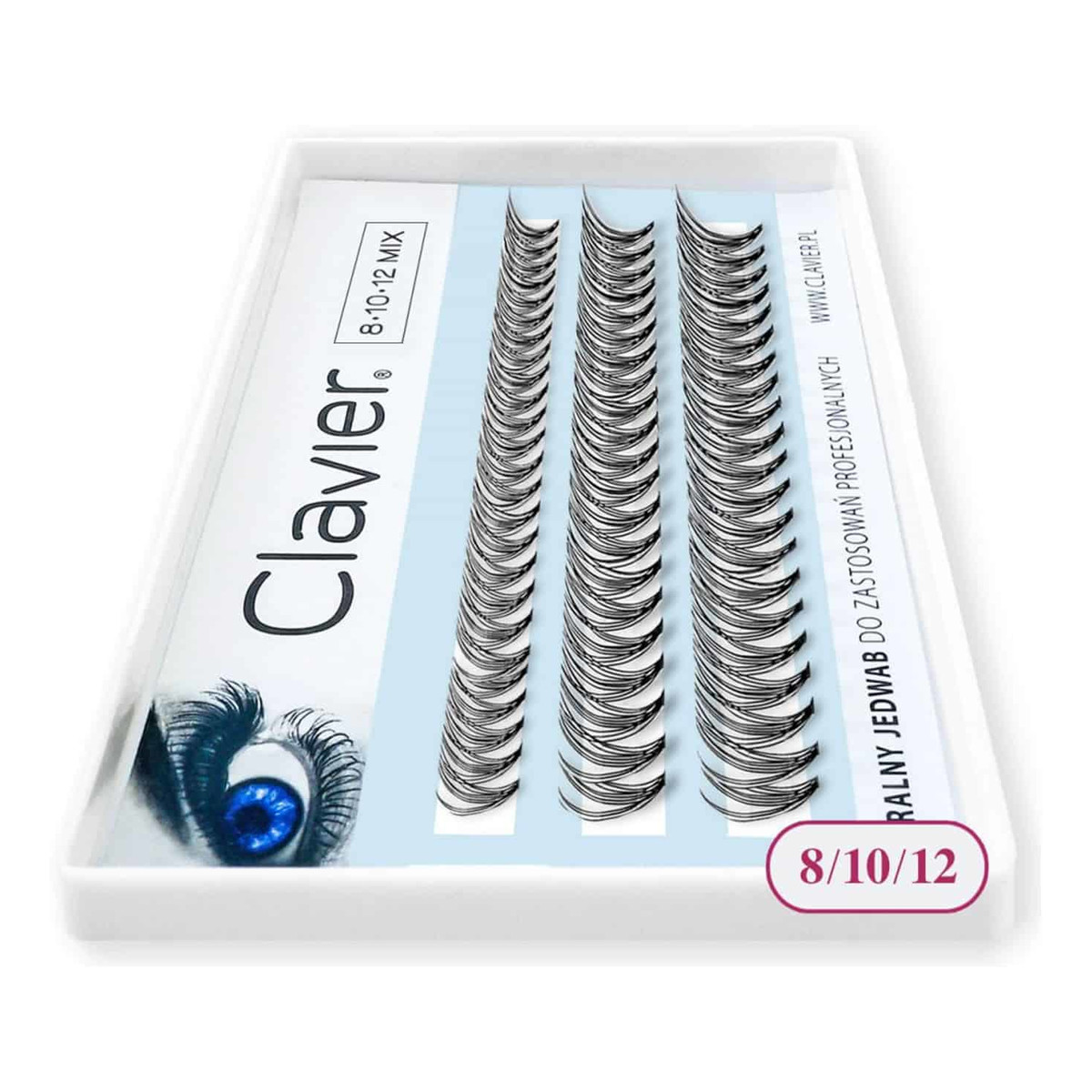 Clavier Kępki Rzęs Clavier Classic Mix – 8/10/12mm