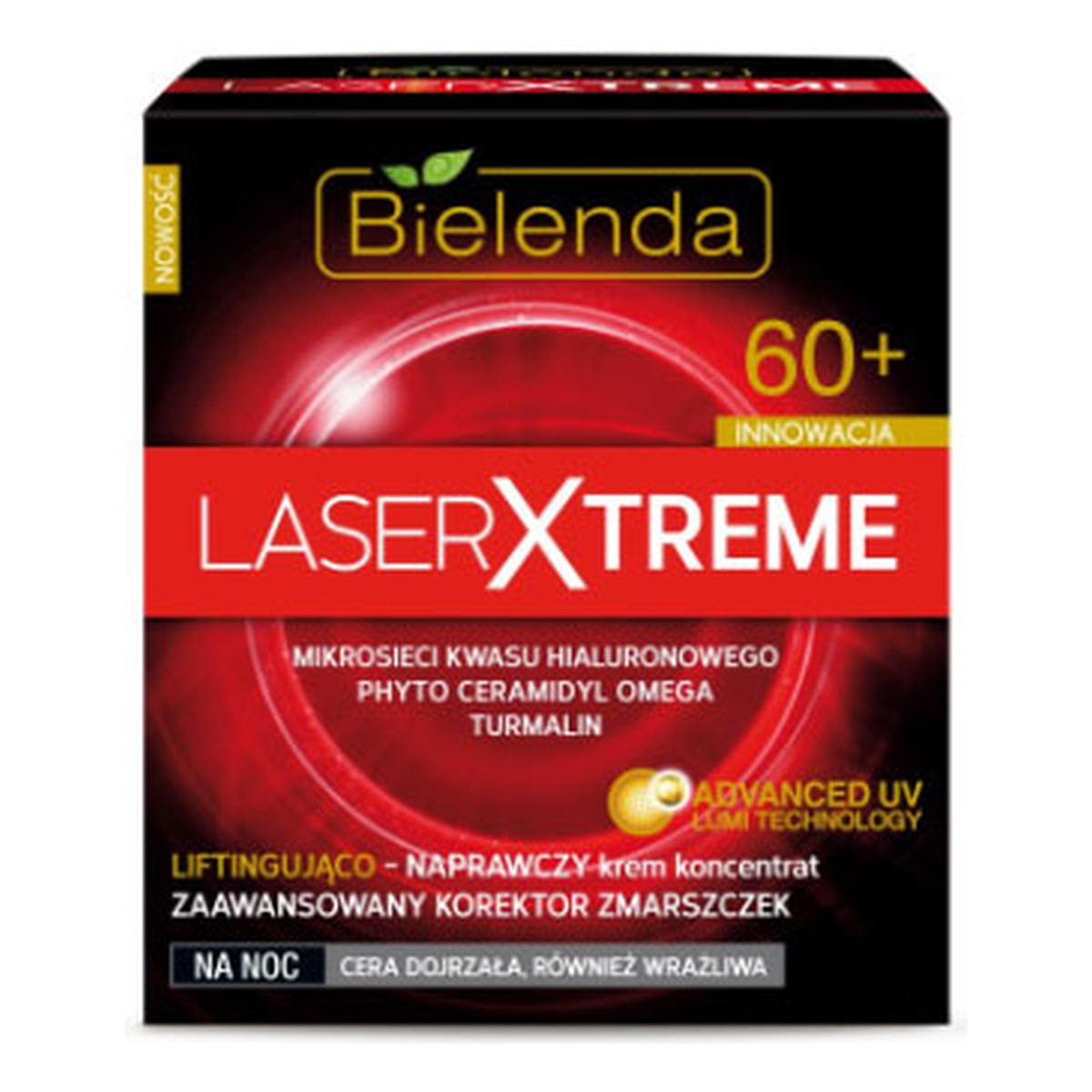 Bielenda 60+ Laser Xtreme Liftingująco-Naprawczy Krem Koncentrat Na Noc 50ml