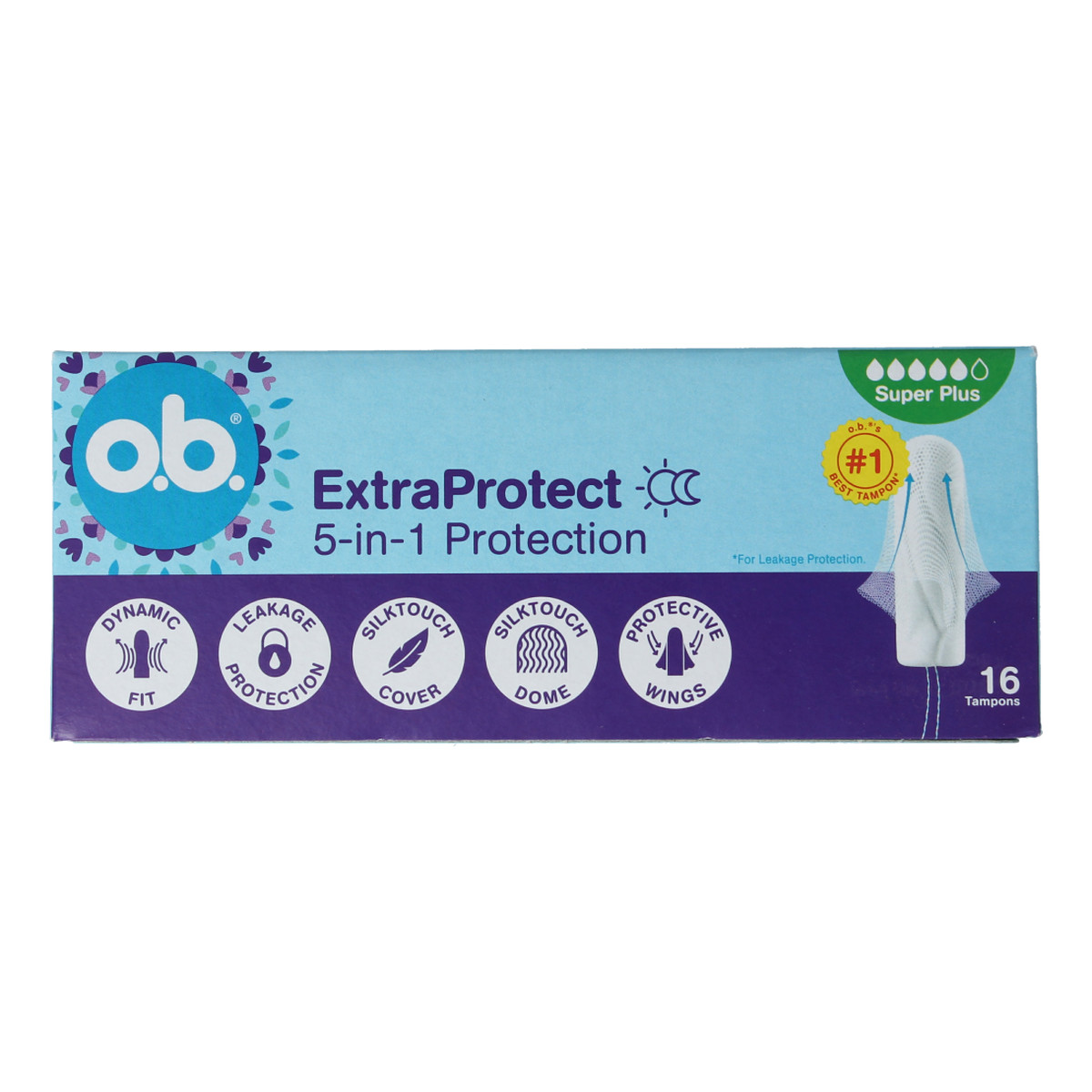 O.B. Extra Protect Super Plus tampony 16szt