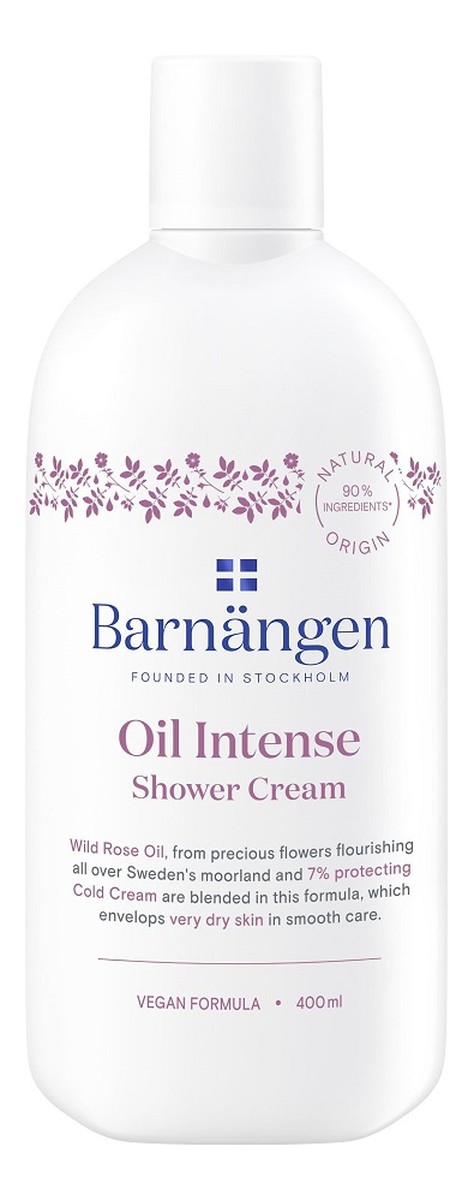 Oil Intense Shower Cream - Kremowy żel pod prysznic z olejkiem z dzikiej róży