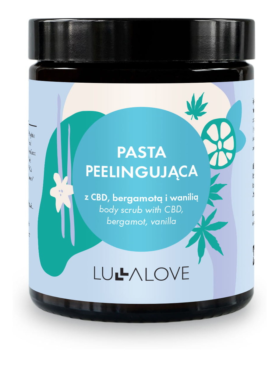 Pasta peelingująca z CBD bergamotą i wanilią