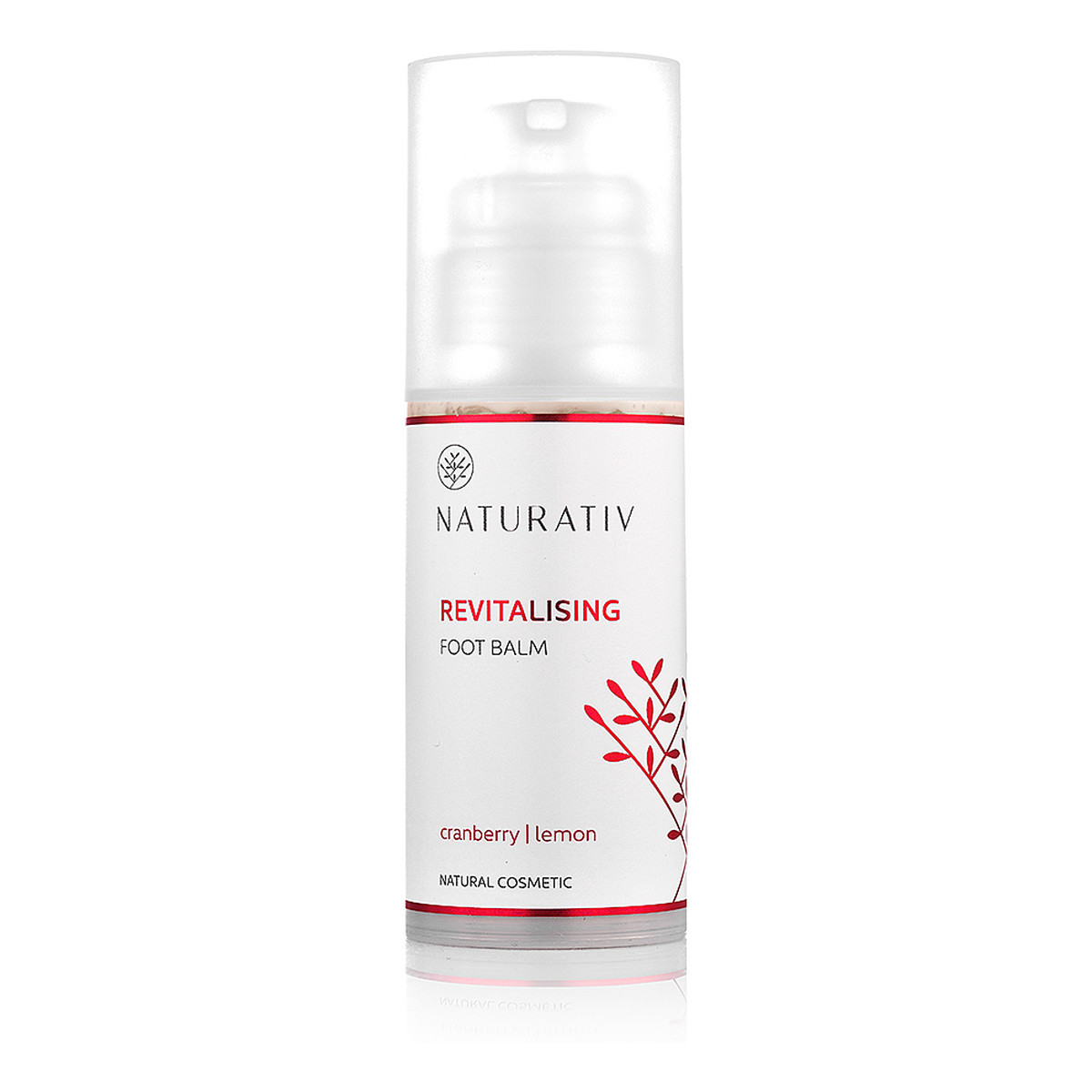 Naturativ Revitalising Foot Balm rewitalizujący Balsam do stóp żurawina & cytryna 100ml