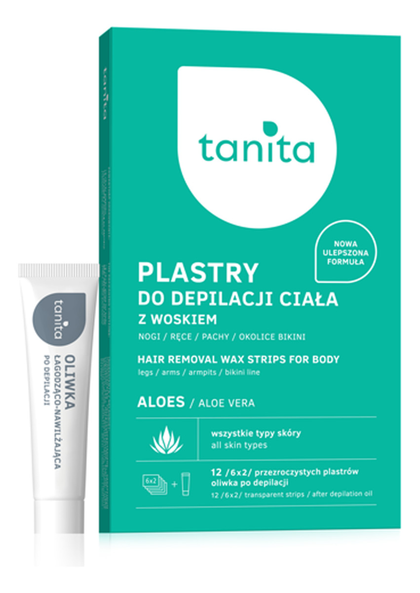 Plastry z Woskiem Do Depilacji Ciała 2 x 6szt