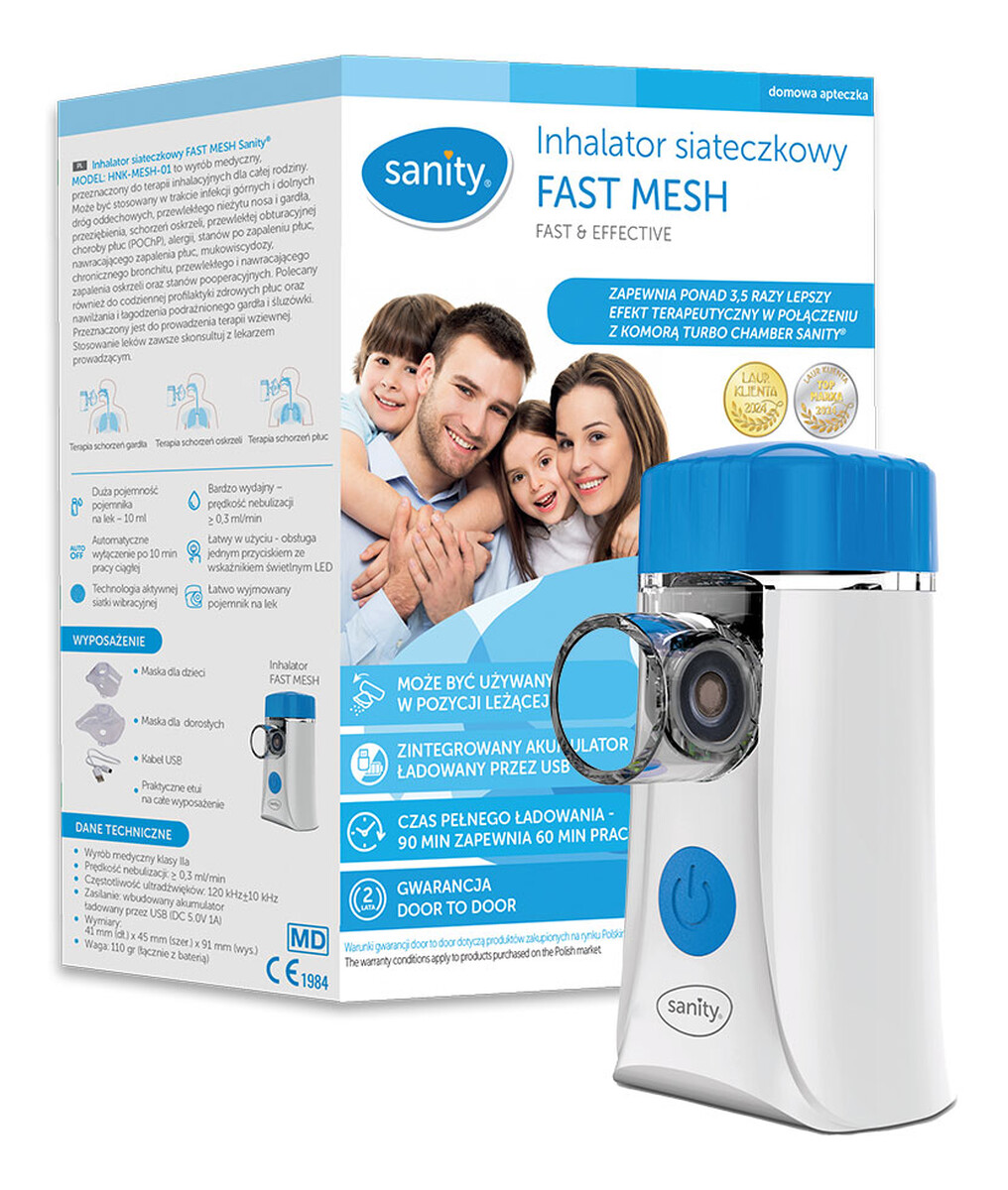 Fast mesh inhalator siateczkowy hnk-mesh-01
