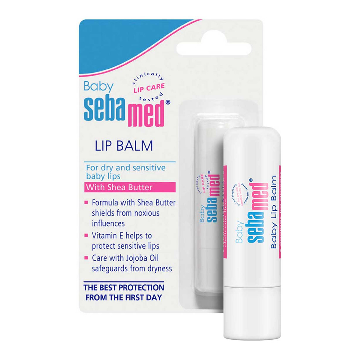 Sebamed Baby Lip Balm ochronny Balsam do ust dla dzieci i niemowląt 4.8g
