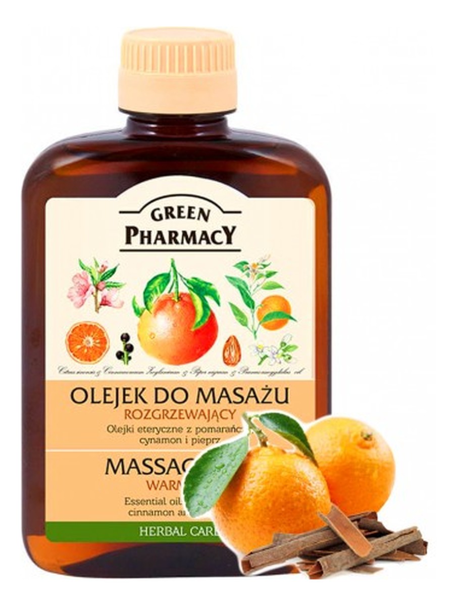 Olejek do masażu ciała rozgrzewający