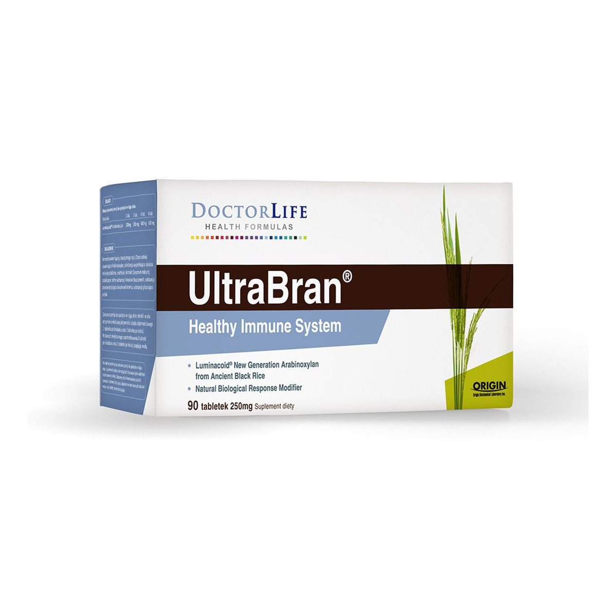 Doctor Life Ultrabran suplement diety zdrowy układ odpornościowy 90 tabletek