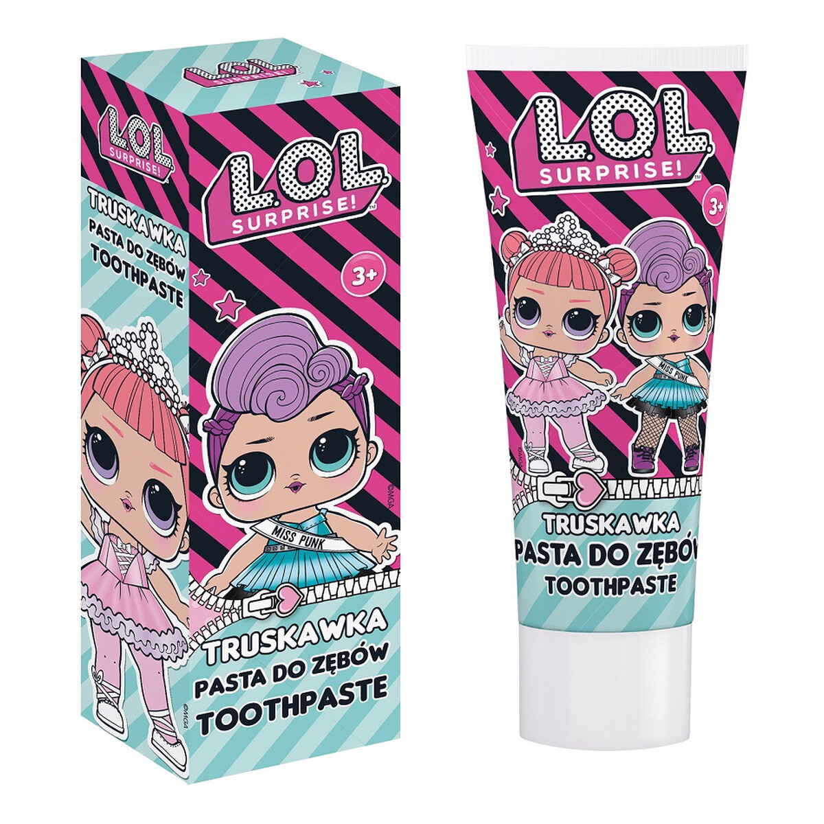 Lol Surprise Toothpaste 3+ pasta do zębów dla dzieci strawberry 75ml