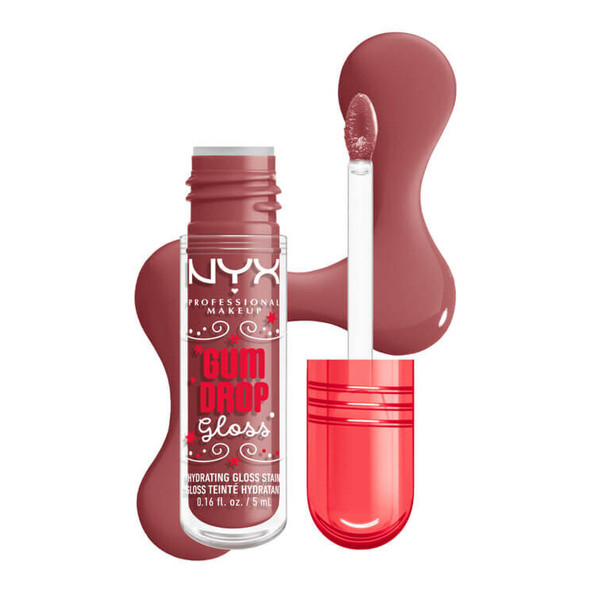 NYX Professional MakeUp Gum Drop Nawilżający błyszczyk do ust 5ml