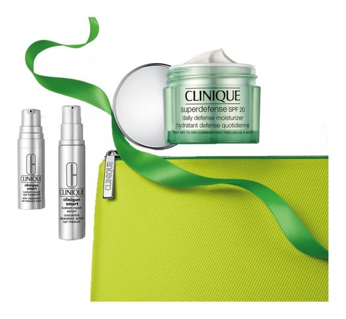 Superdefense Cream SPF20 Krem do twarzy 50ml + Smart Serum 10ml + Smart Eye Krem pod oczy + Kosmetyczka