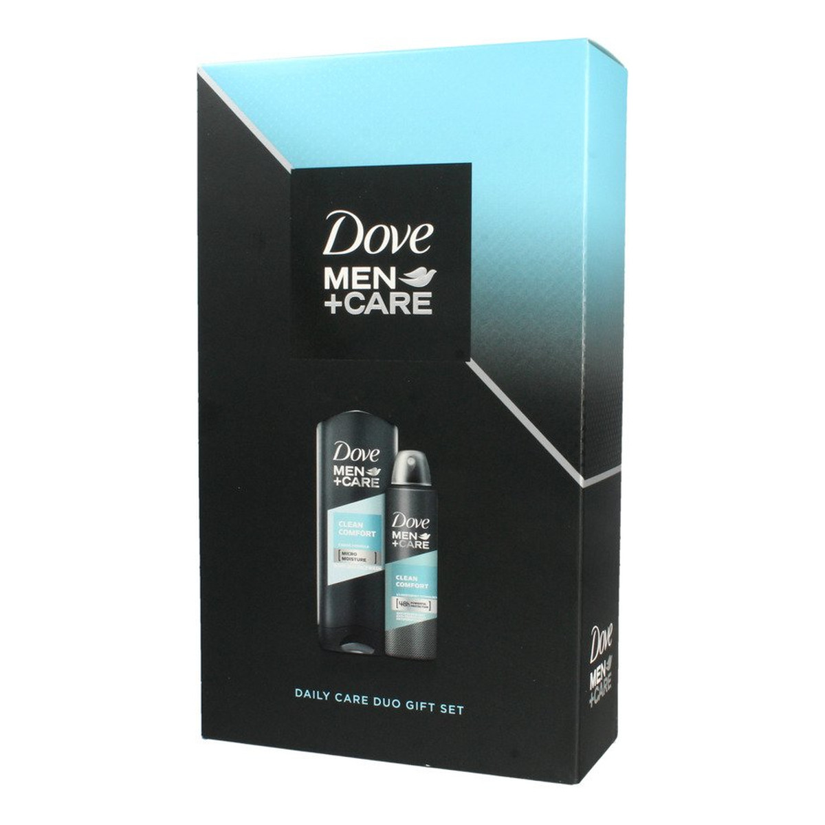 Dove Men+Care Zestaw prezentowy Clean Comfort (dezodorant spray 150ml+żel pod prysznic )