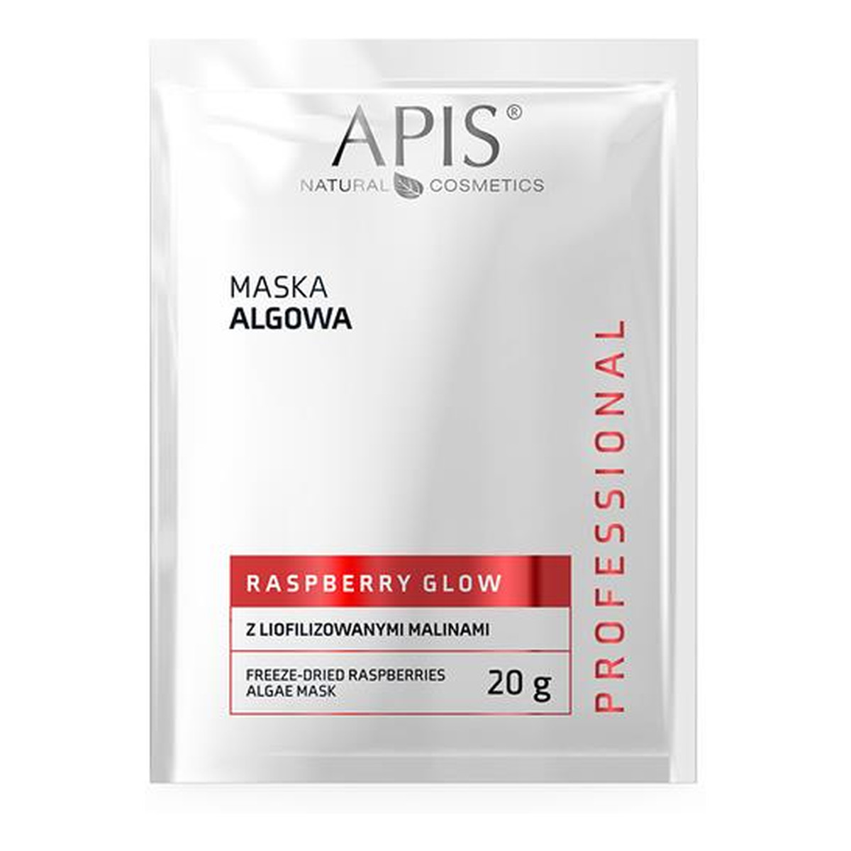 Apis Raspberry Glow Algae Mask Maska algowa z liofilizowanymi malinami 20g