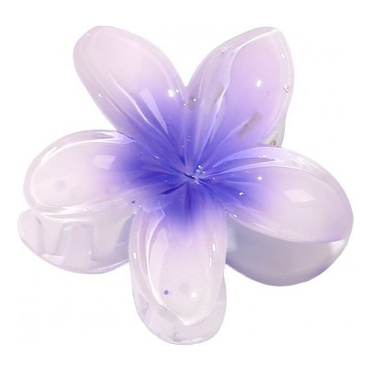 Ecarla Klamra do włosów kwiat-fioletowe ombre (sp269f) 1szt