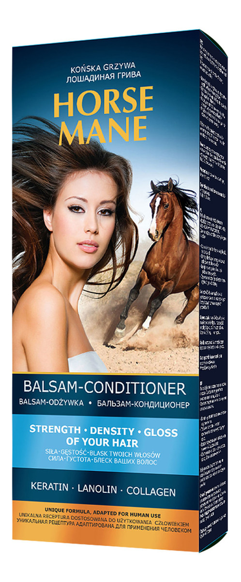 balsam do włosów z keratyną, lanoliną i kolagenem