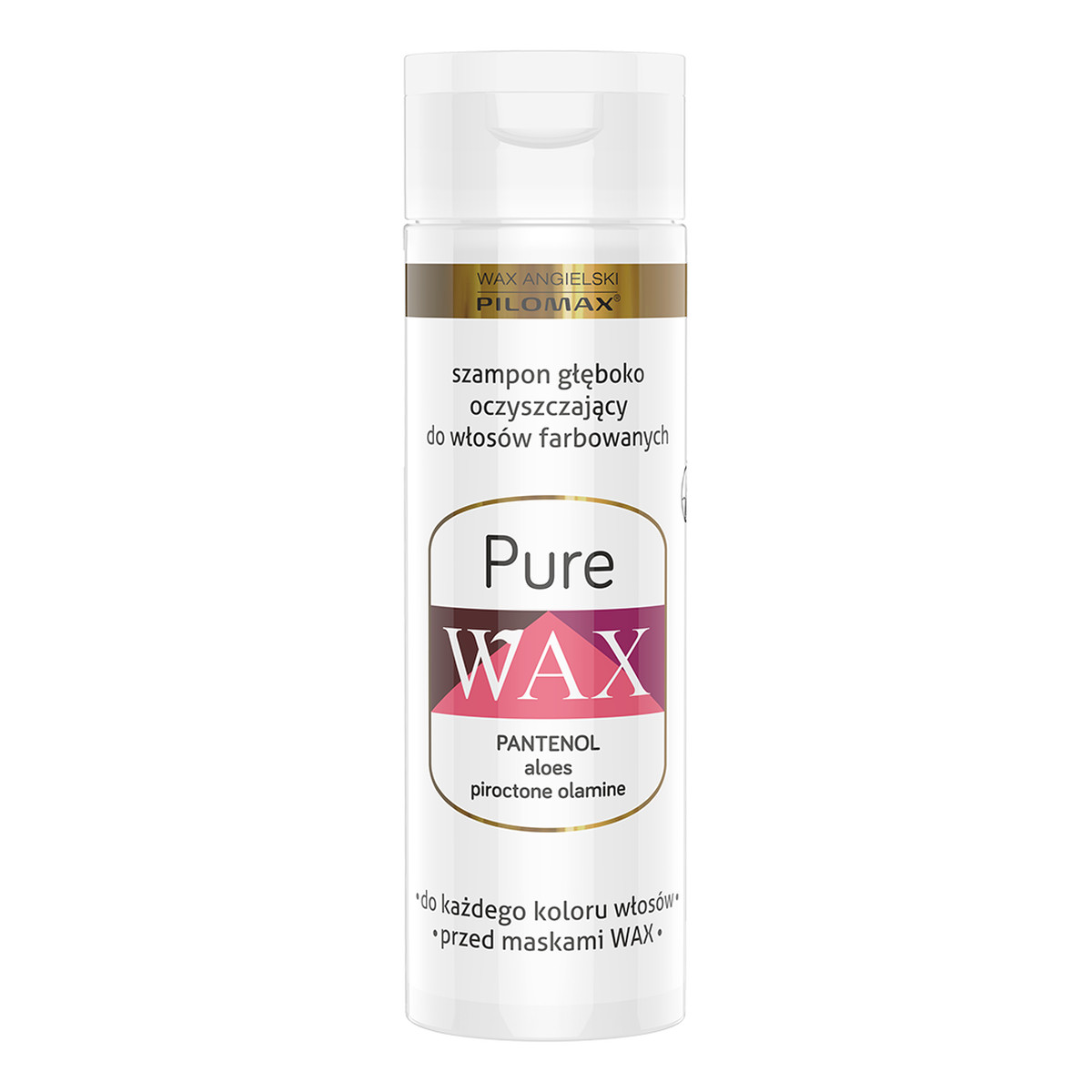 Pilomax Wax Szampon oczyszczający Pure do włosów farbowanych 200ml