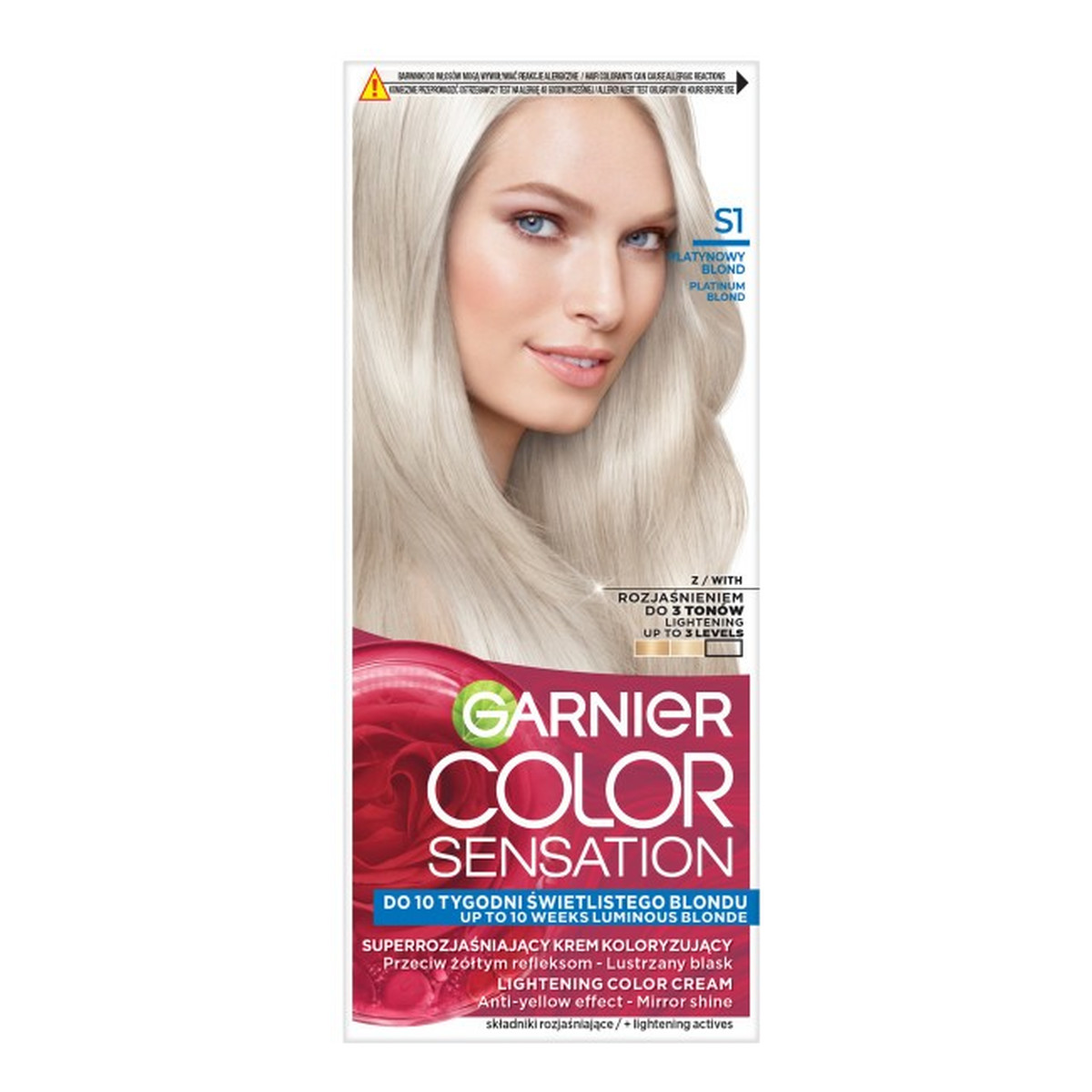 Garnier Color sensation Krem koloryzujący nr s1-platynowy blond 1op.