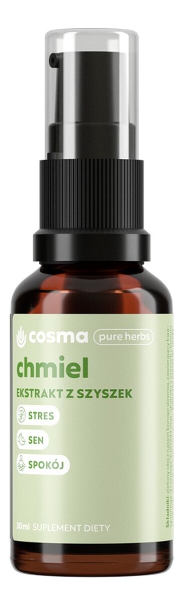 Pure herbs chmiel ekstrakt z szyszek chmielu suplement diety