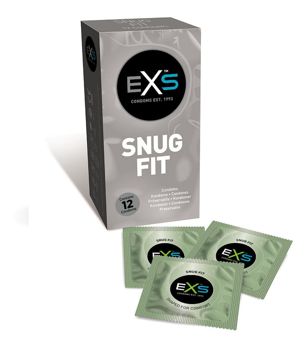 Snug fit condoms dopasowane prezerwatywy 12szt.