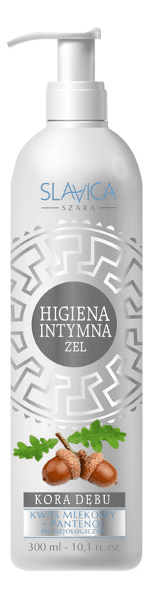 Szary żel do higieny intymnej kora dębu