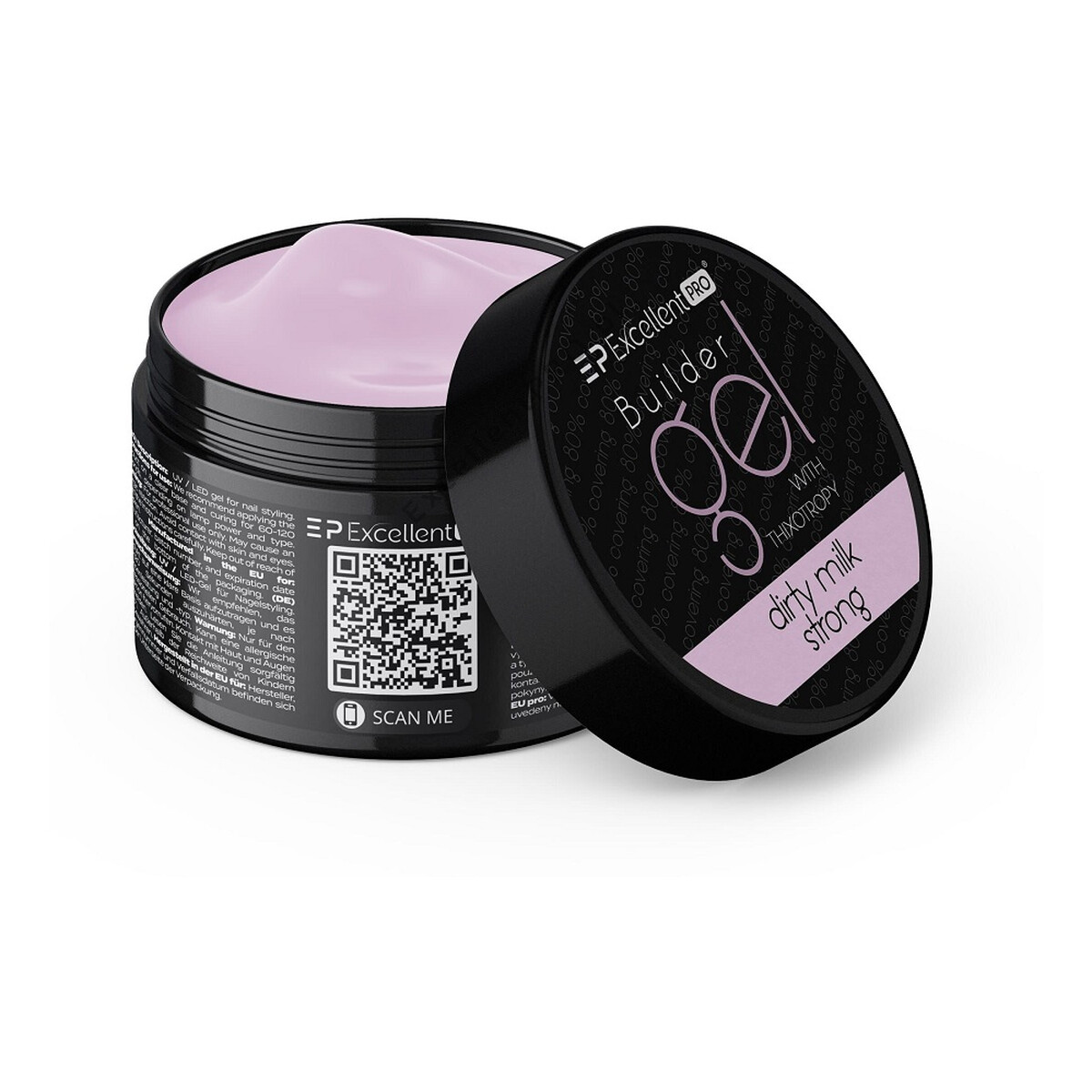 Excellent PRO Builder Gel With Thixotropy Żel budujący dirty milk strong 50g
