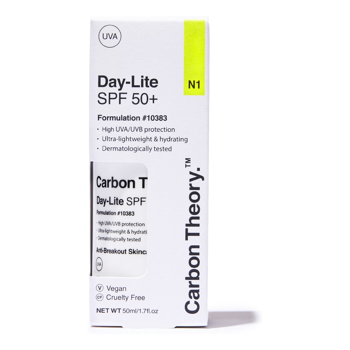 Carbon Theory Day-Lite Filtr przeciwsłoneczny Sunscreen SPF50+