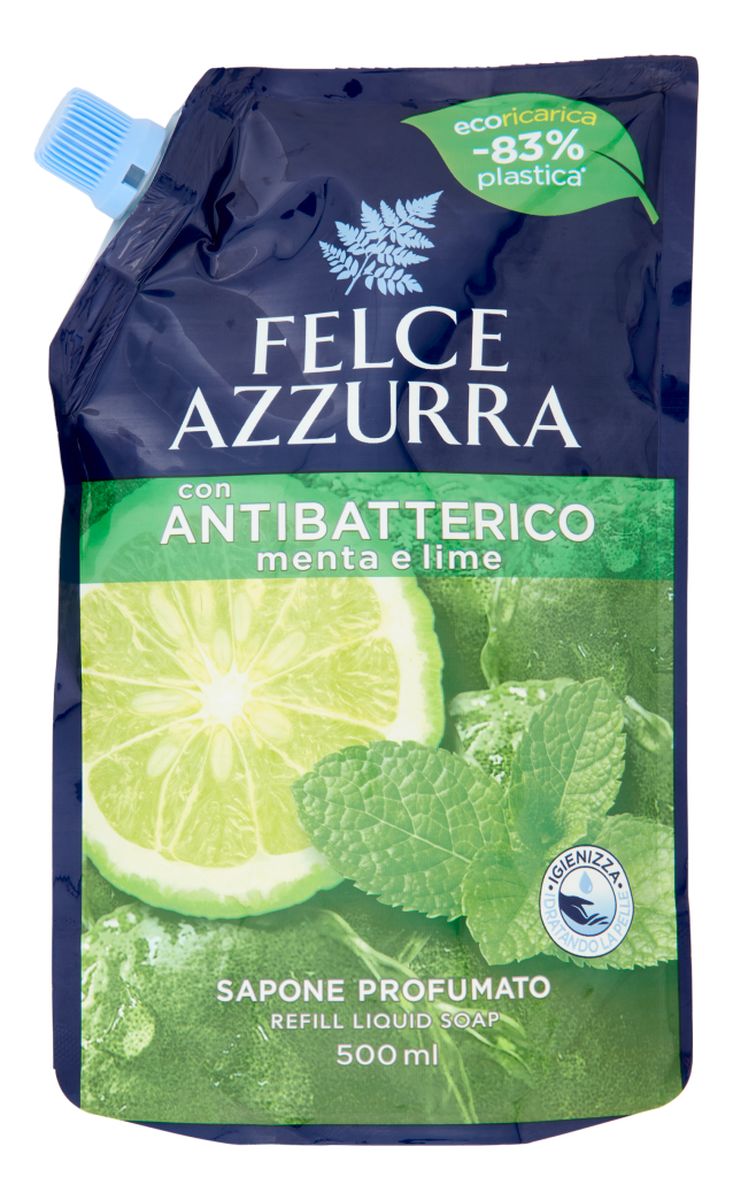 Mydło w płynie antybakteryjne Refill Mint&Lime
