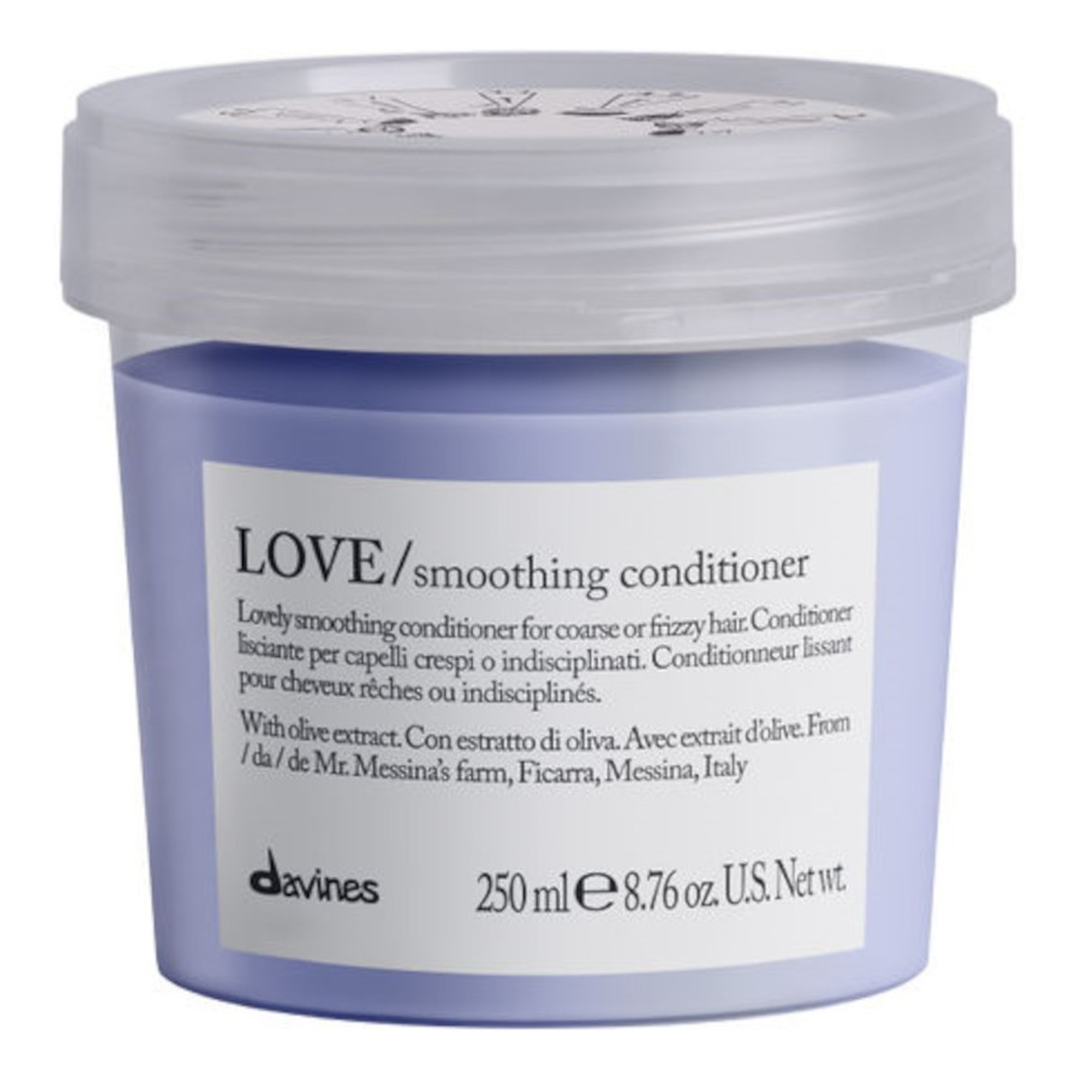 Davines Essential Haircare Love Smoothing Conditioner wygładzająca odżywka zapobiegająca puszeniu 250ml