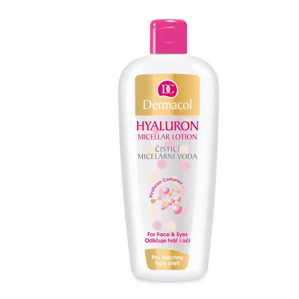 Dermacol Hyaluron cleansing micellar lotion płyn micelarny do twarzy i oczu 400ml