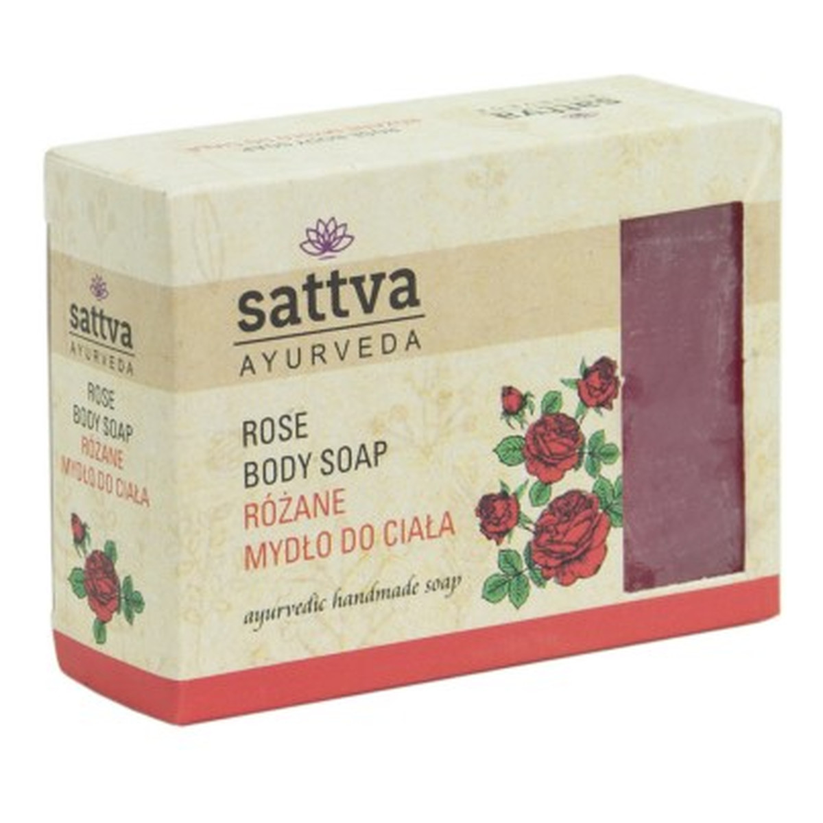 Sattva Mydło Do Ciała Różane 125g