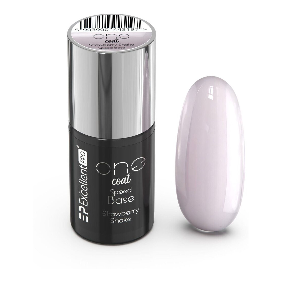 Excellent PRO One coat speed base kryjąca baza hybrydowa strawberry shake 7g