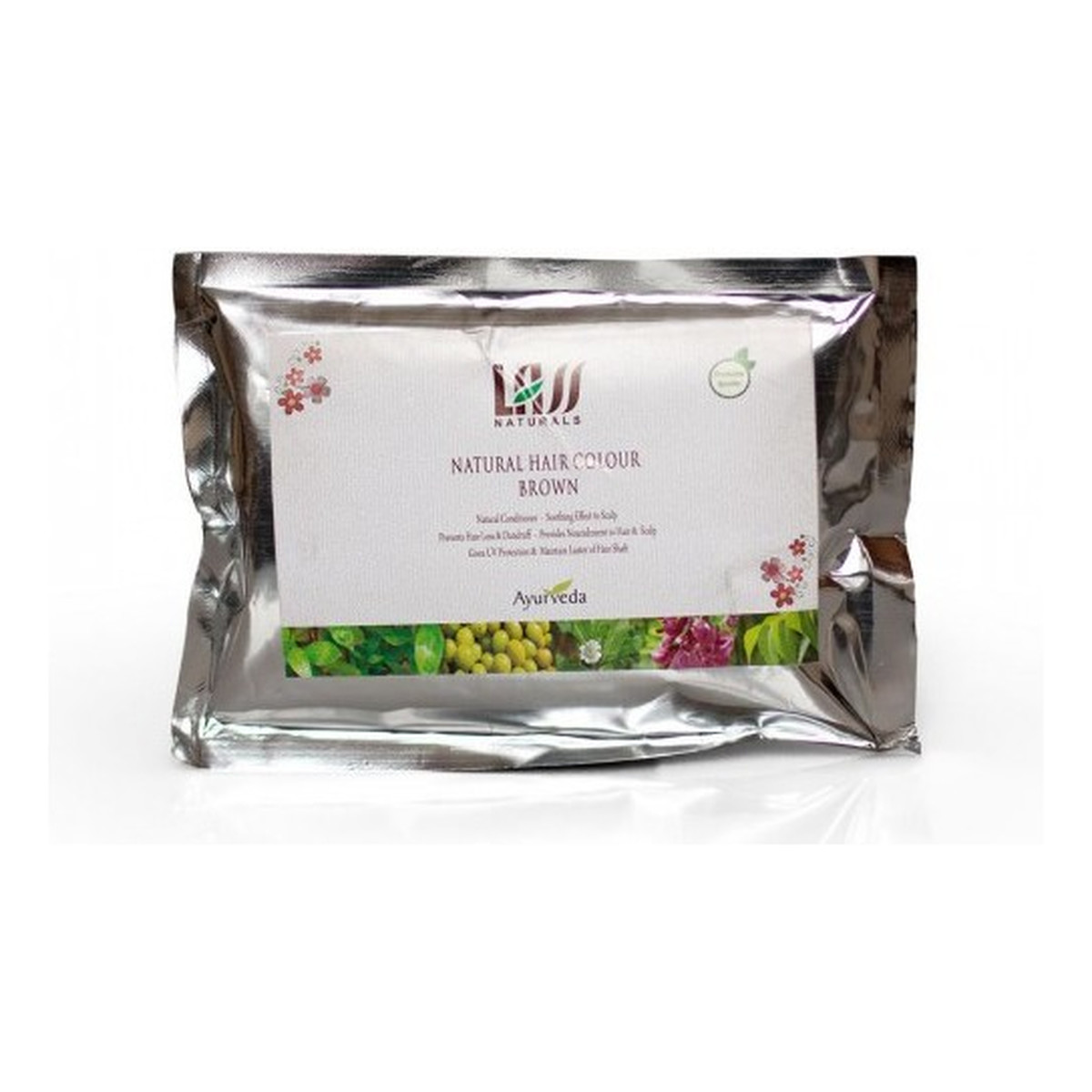 Lass Naturals Brown Henna Brązowa Do Włosów 100g