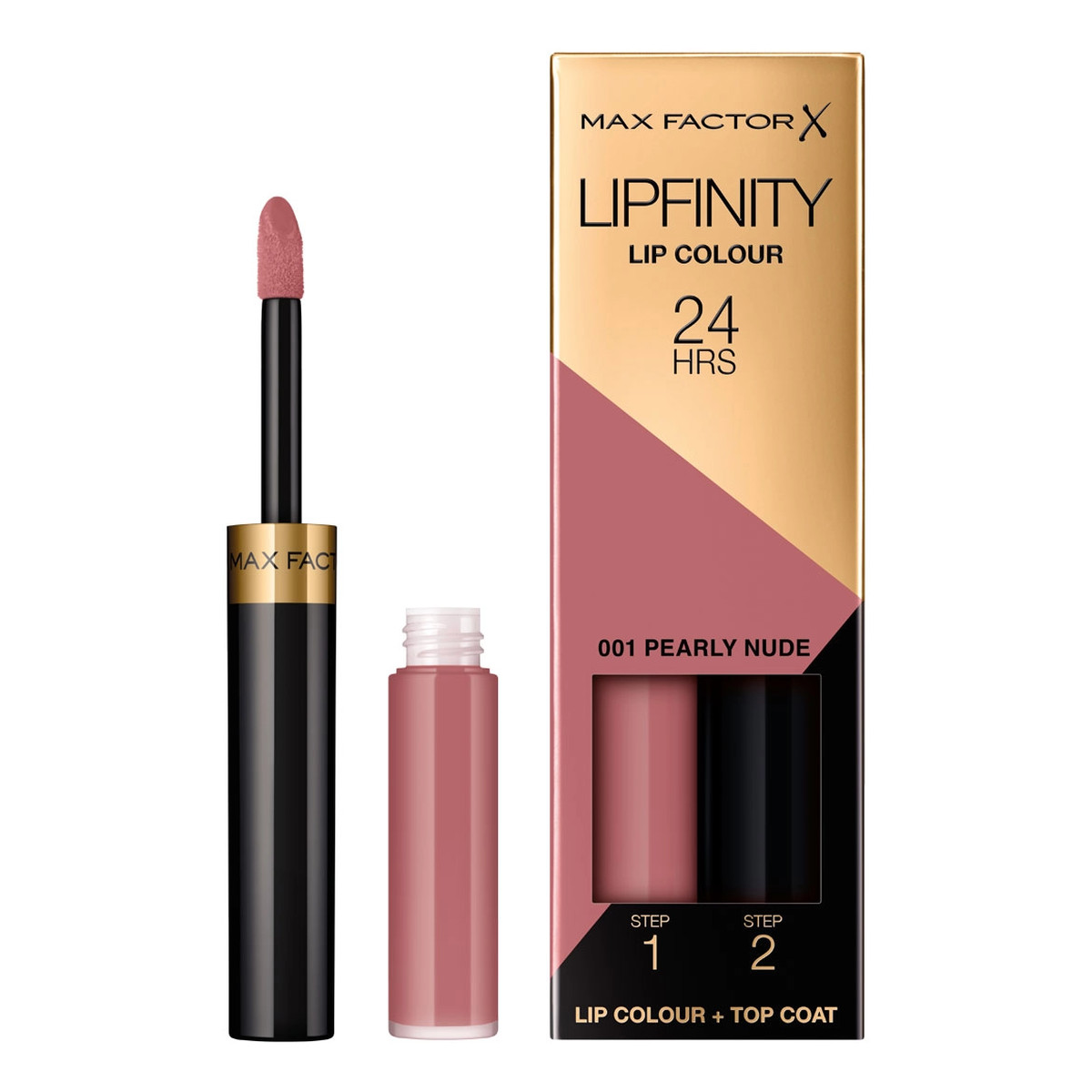 Max Factor Lipfinity Lip Colour pomadka do ust 2,3 ml + Top Coat 1,9g