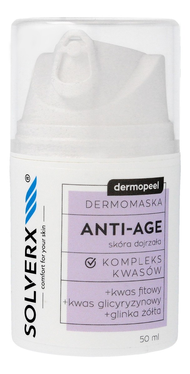 Dermomaska Anti-Age z kompleksem kwasów - do skóry dojrzałej