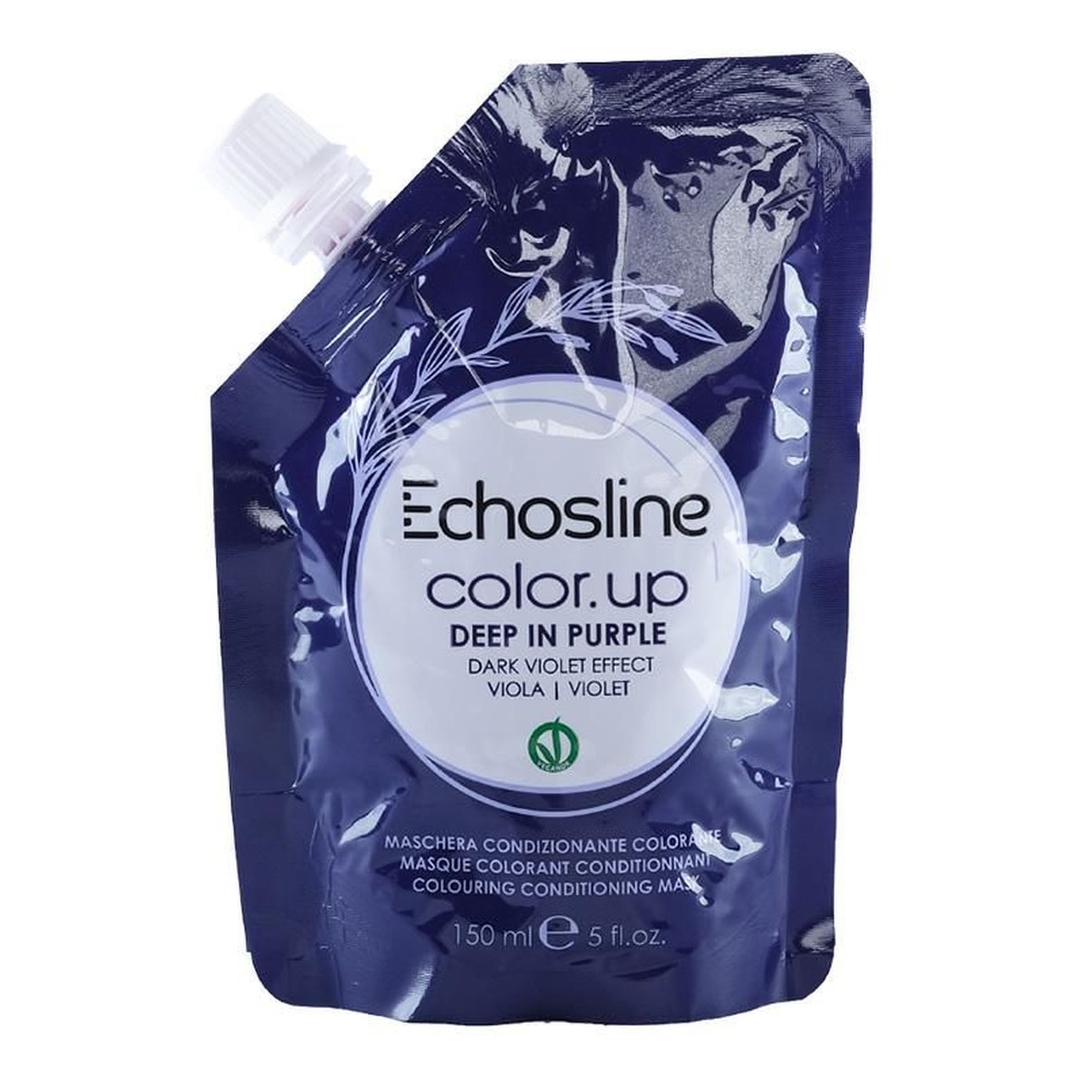 Echosline Color.up colouring conditioning mask maska koloryzująca do włosów deep in purple 150ml