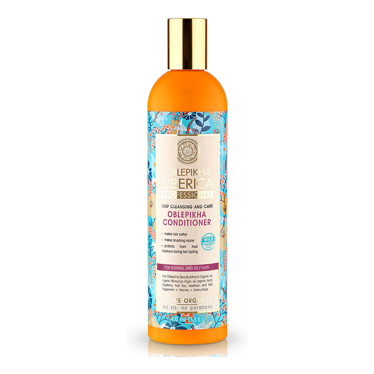 Natura Siberica Rokitnikowa Odżywka Do Włosów Tłustych Głęboko Oczyszczająca 400ml