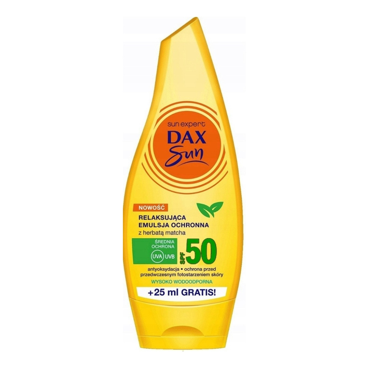 Dax Sun Relaksująca Wodoodporna Emulsja Do Ciała SPF 50 Matcha 175ml