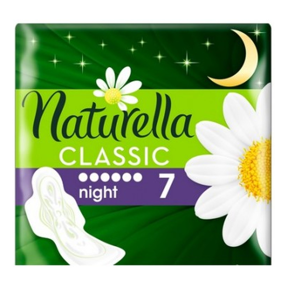 Naturella Classic Podpaski Night ze skrzydełkami 1 op.-7 sztuk
