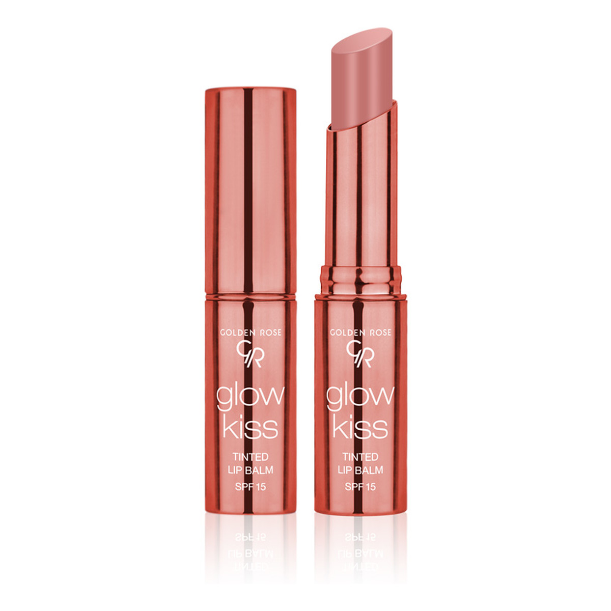 Golden Rose Glow Kiss Tinted Lip Balm – Koloryzujący balsam do ust Glow Kiss 3g