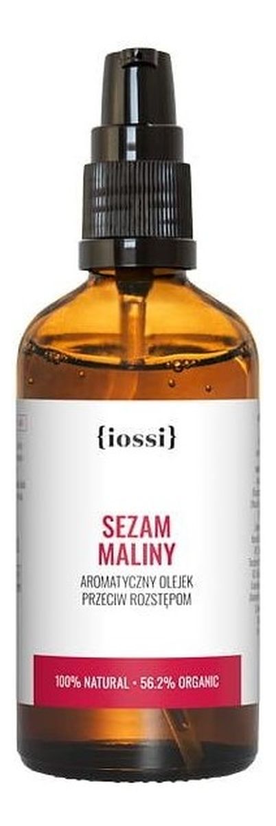 Sezam i Maliny aromatyczny olejek przeciw rozstępom