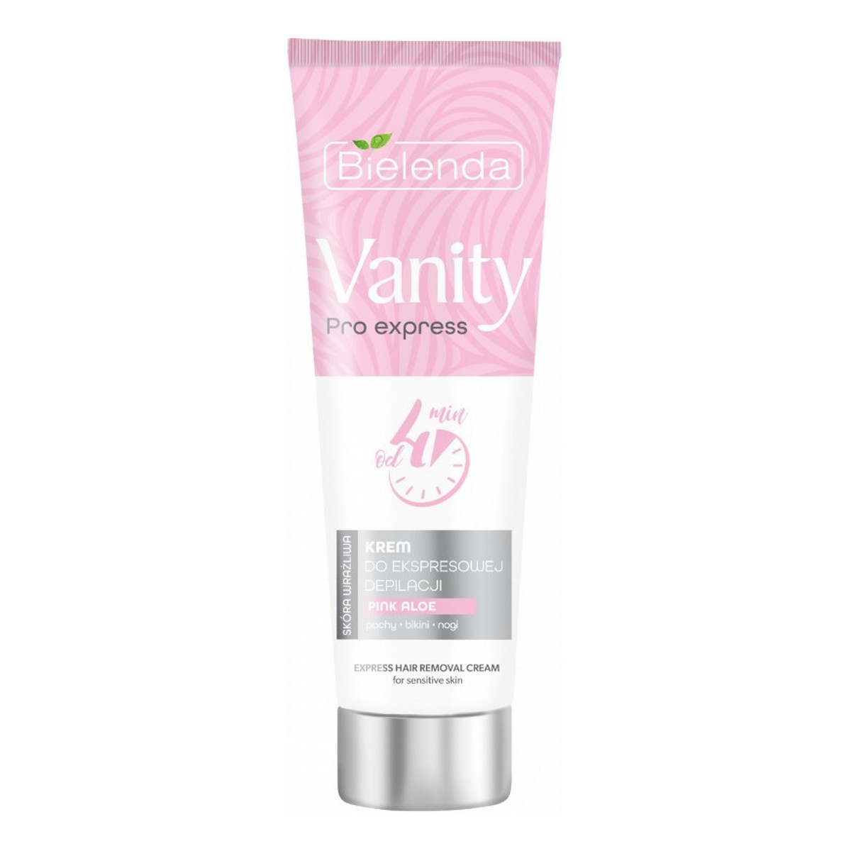 Bielenda Vanity Pro Express Krem do ekspresowej depilacji Pink Aloe - do skóry wrażliwej 75ml