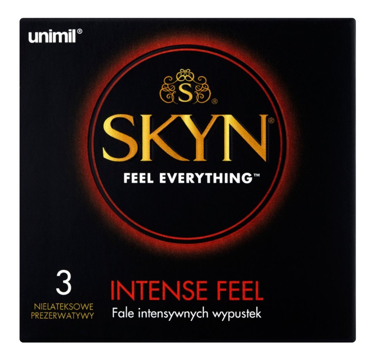 Intense Feel Nielateksowe prezerwatywy 3szt
