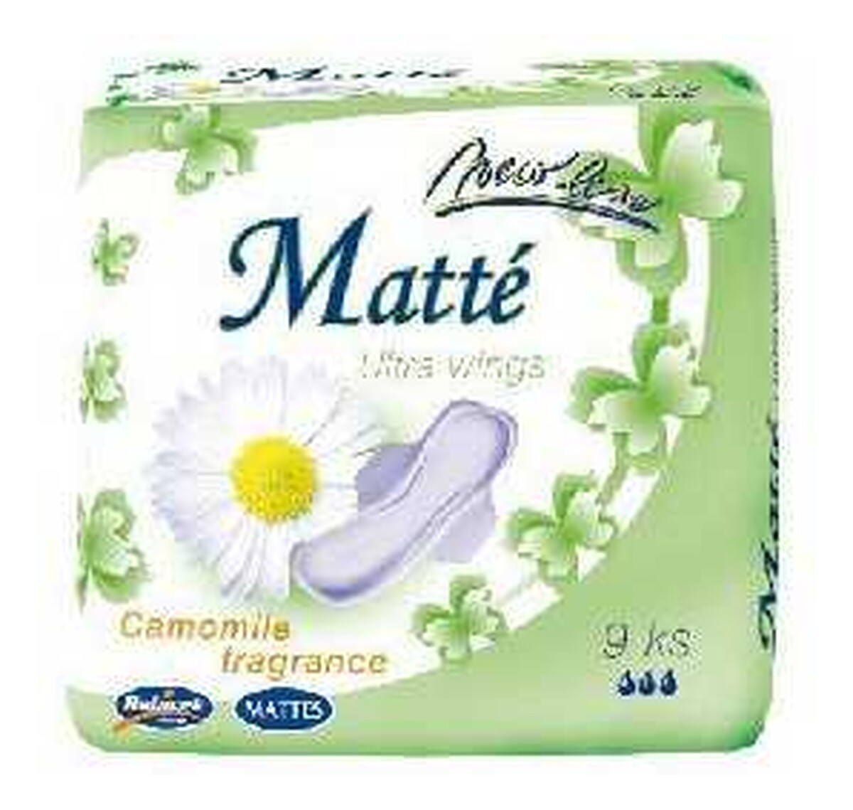 Podpaski Ultra Camomile Z Rumiankiem Ze Skrzydełkami 9 szt.