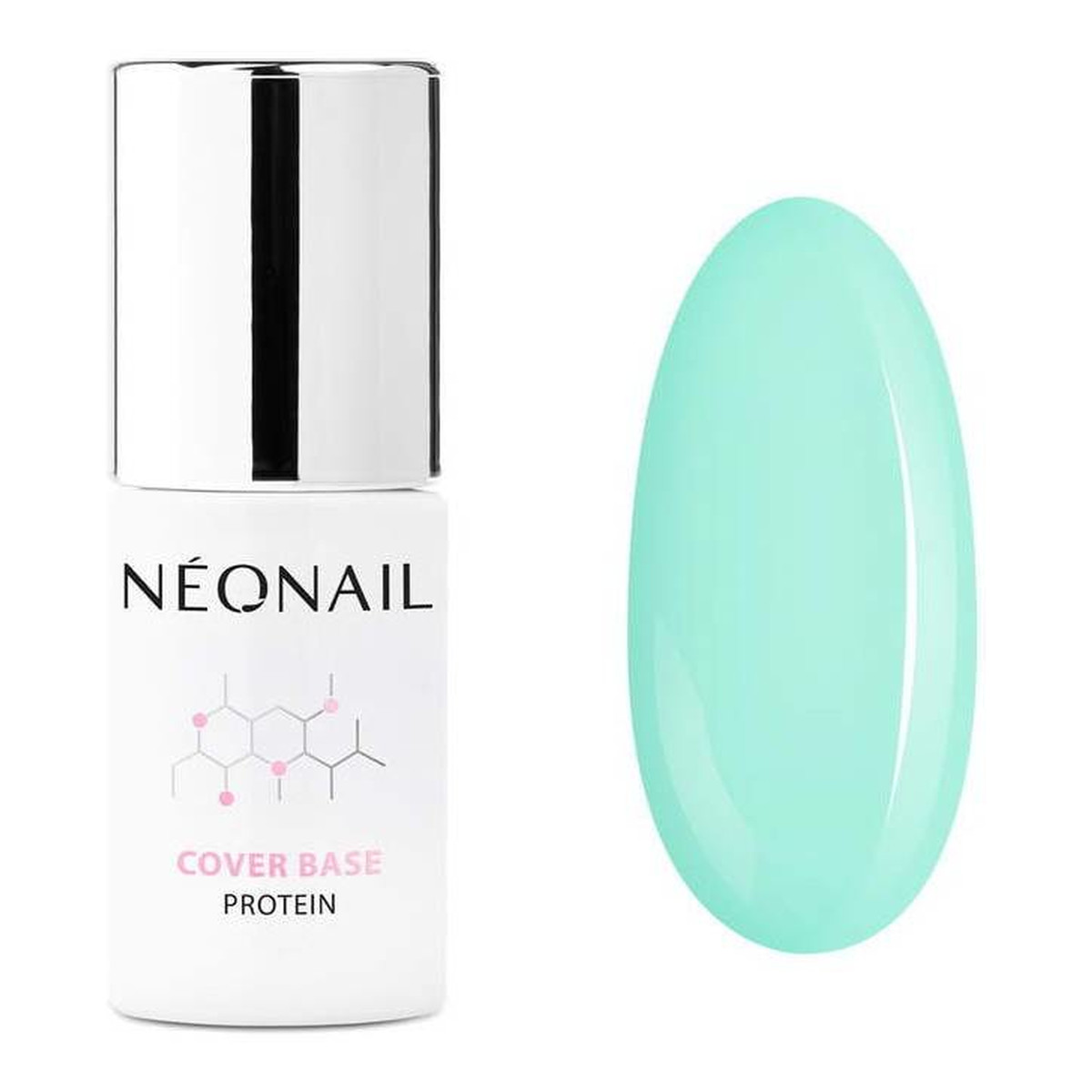 NeoNail Cover Base Protein Baza hybrydowa Pastel Green 7ml