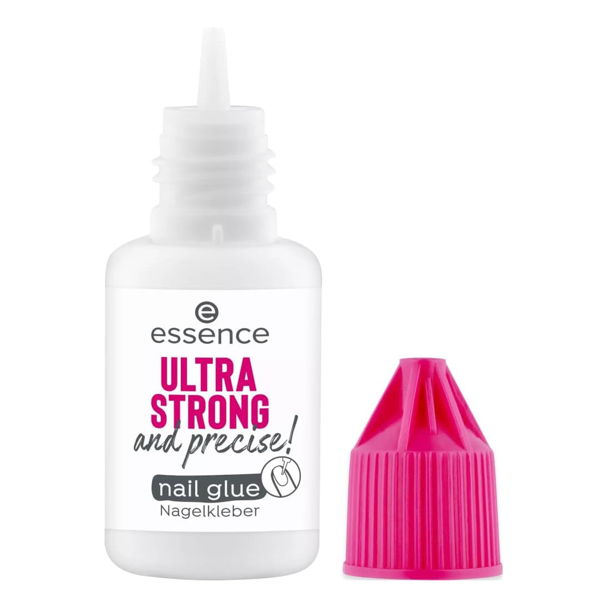 Essence Ultra Strong Bardzo mocny i precyzyjny klej do paznokci 8g