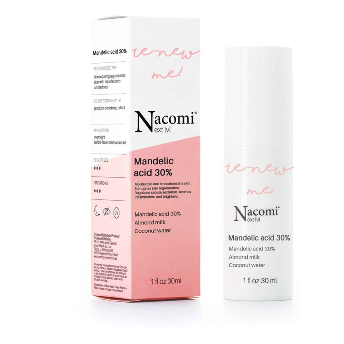 Nacomi Next Level Kwas migdałowy 30%, 30ml