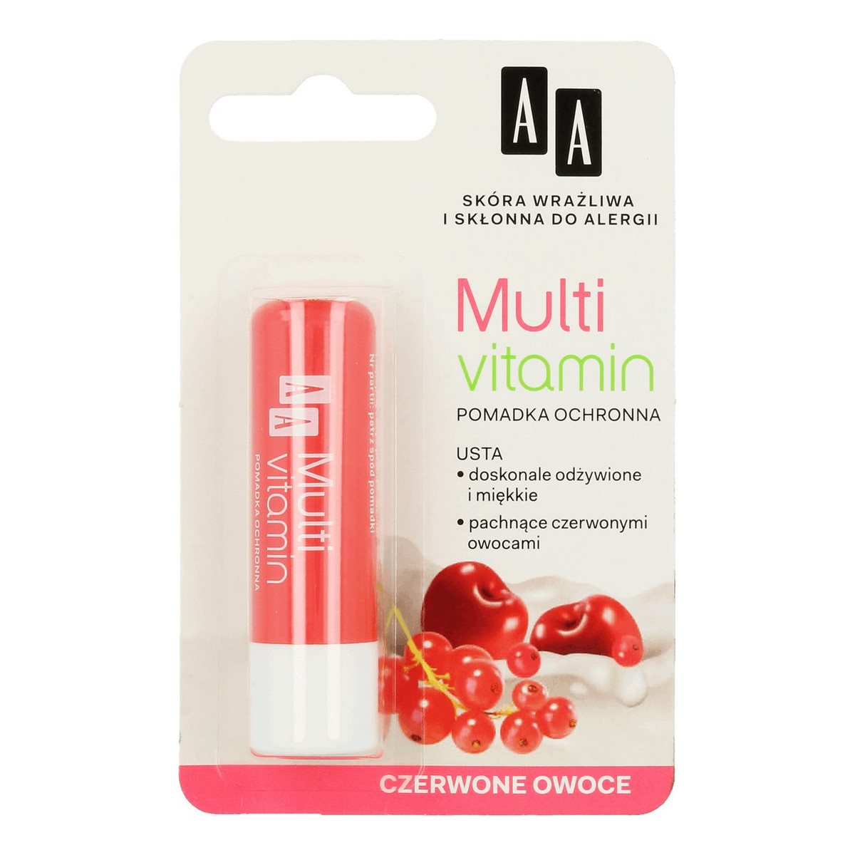 AA Multi Vitamin Pomadka Ochronna Do Ust