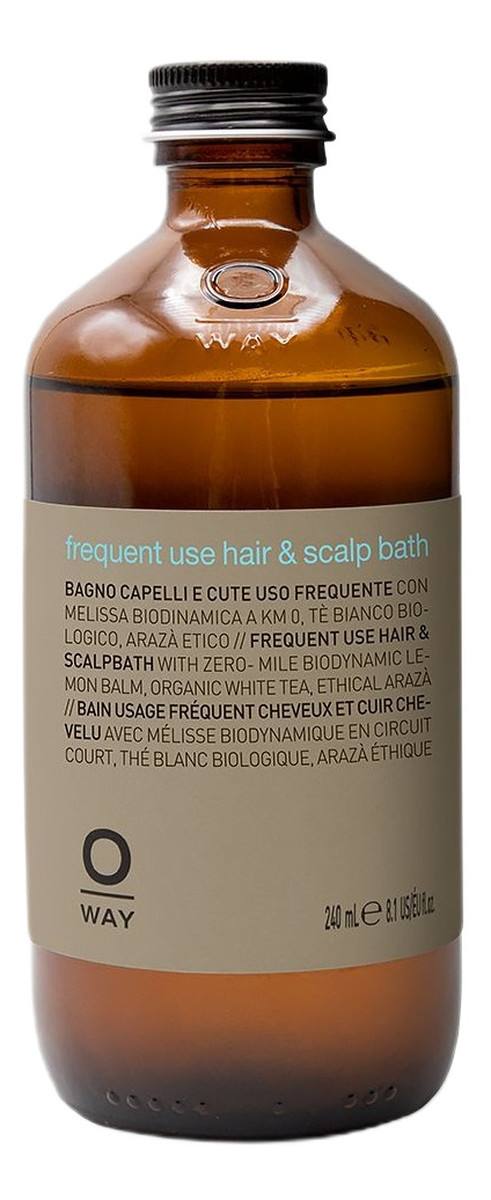 Frequent use hair scalp bath kąpiel do włosów i skóry głowy do częstego stosowania